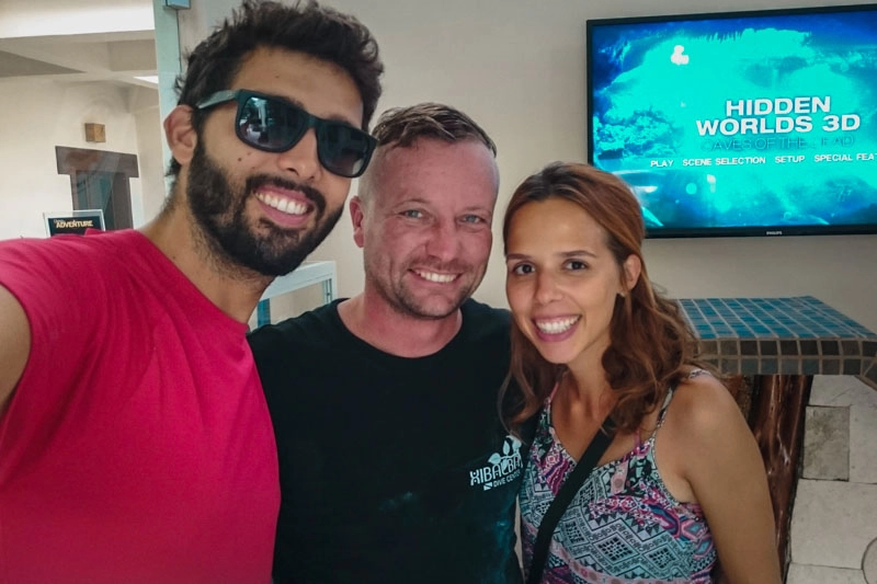 Com Robbie Schmittner, o maior explorador de cavernas de Tulum