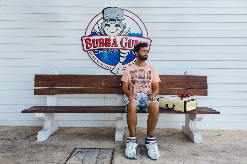 Bubba Gump, restaurante inspirado no filme Forrest Gump, que fica na Zona Hoteleira de Cancun