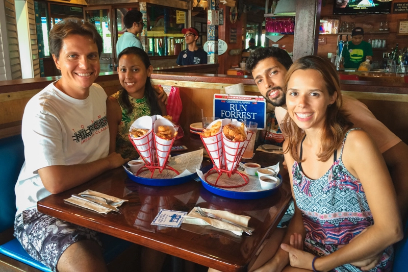 Amigos que fizemos quando moramos em Cozumel