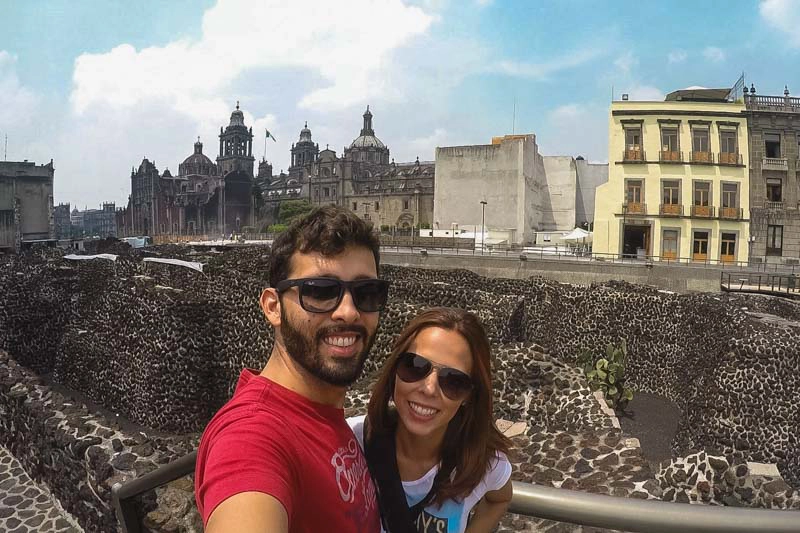 A Zona arqueológica do Museu Templo Mayor é uma das principais atrações do Centro Histórico da CIdade do México