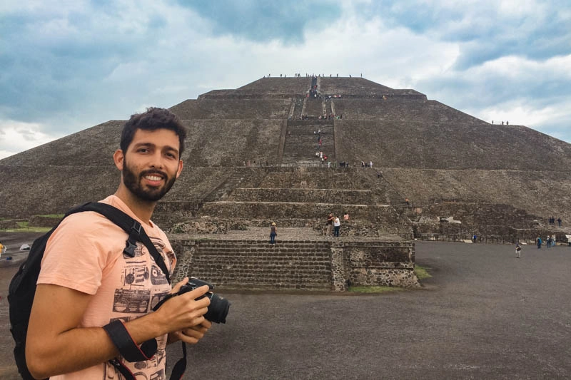 Pirâmide do Sol, em Teotihuacán, na Cidade do México