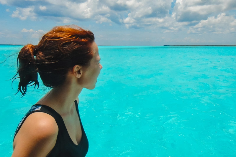 El Cielo é um lugar com a água mais azul turquesa de Cozumel