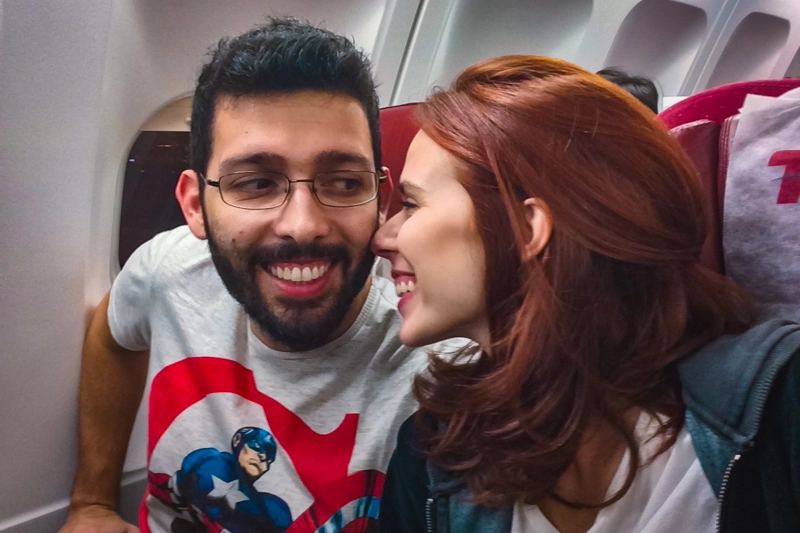 Profundo no Mundo embarcando para uma temporada de 4 meses no México, em 2015