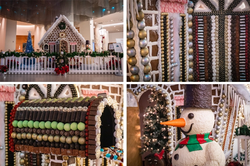 decoração de natal do hotel hilton em san diego, na california