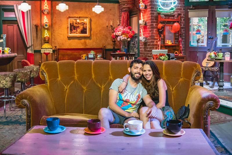 O cenário do Central Perk é um dos pontos altos do tour pelos estúdios da Warner, em Los Angeles
