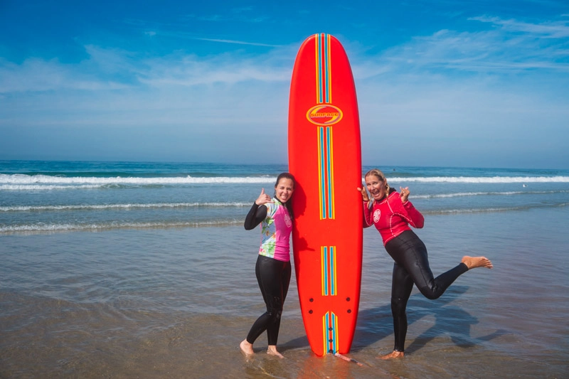 Aula de Surf em La Jolla, San Diego, California