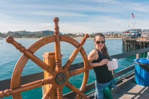 O Pier Stearns Wharf, em Santa Barbara, é a principal atração da cidade.
