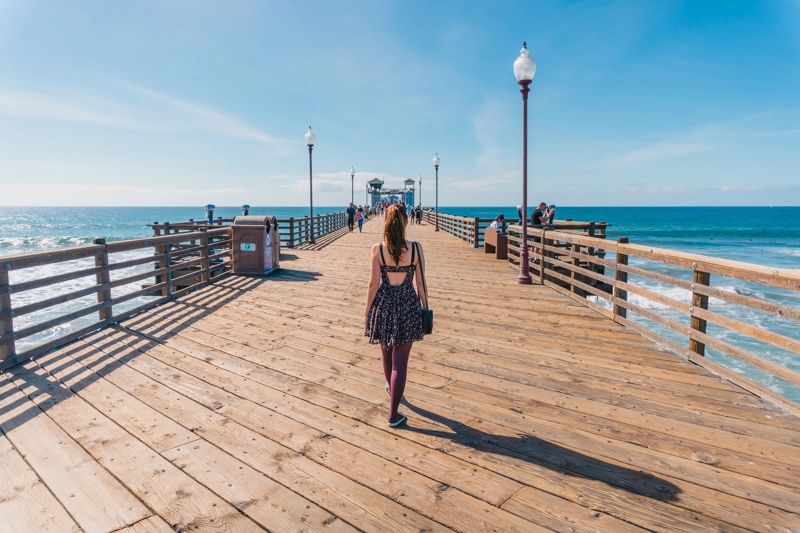 Pier de Oceanside, na California