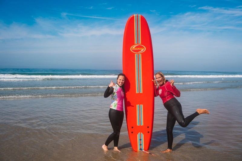 Aula de Surf em La Jolla, San Diego, California