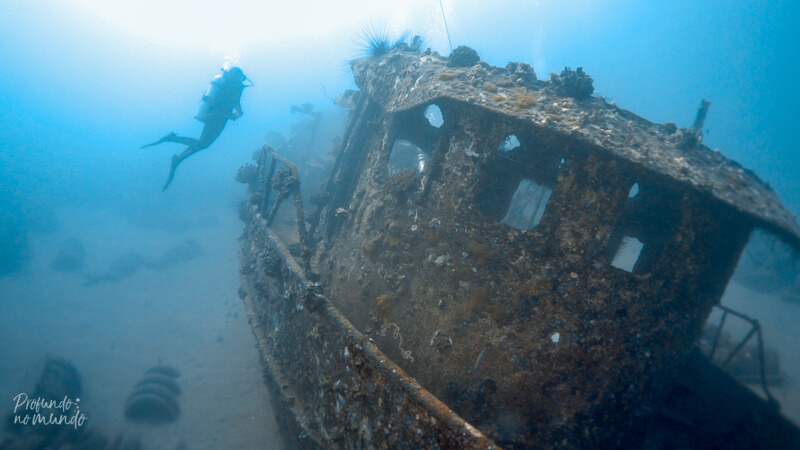 Mergulho no naufrágio de St Anthony (Maui - Havaí).