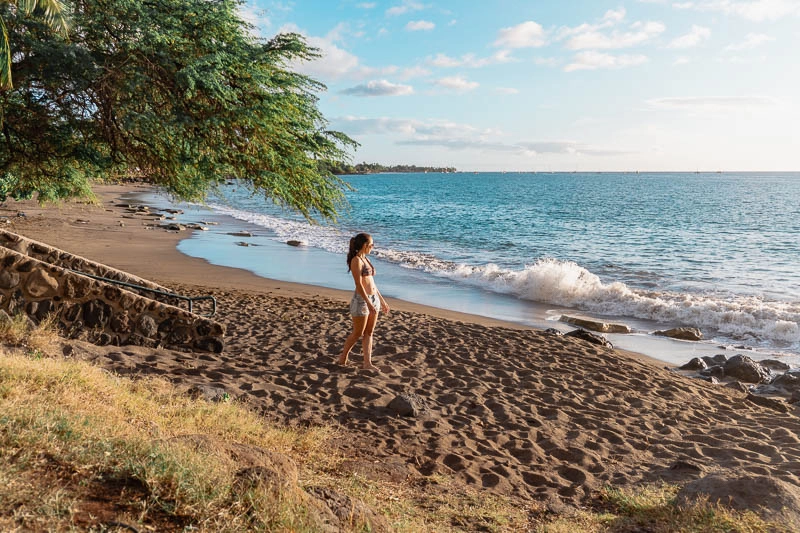 praia na ilha de maui, no havaí