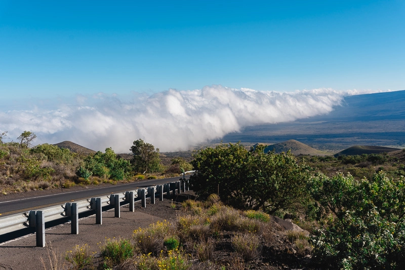 estrada para o mauna kea, em Hilo - Big island