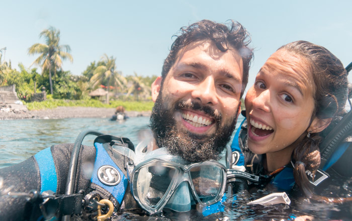 Viajar com o equipamento de mergulho