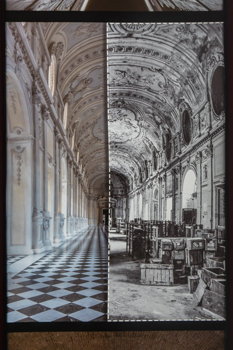 Palácio da Venaria Real antes e depois da restauração