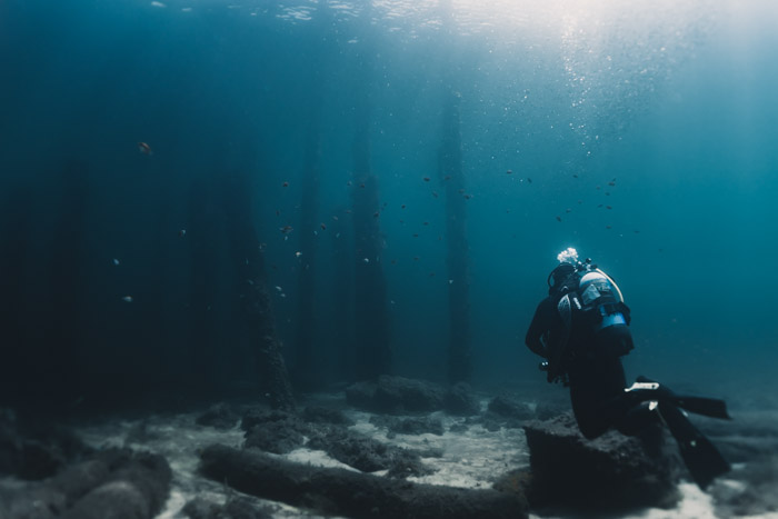 Mergulho no Pier de Busselton com a Oceano Dive Center - Profundo no Mundo