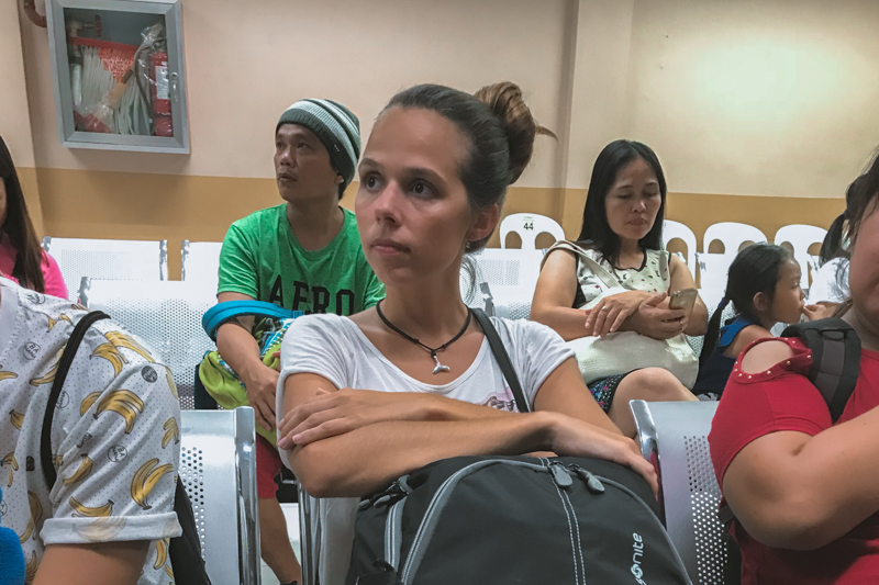 Cansaço após algumas horas de viagem