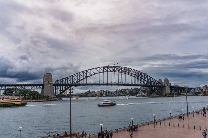 Harbour Bridge: a ponte da baía de Sydney.