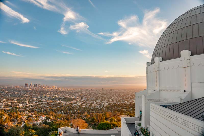 Vista de Los Angeles no topo do Griffith Observatory.