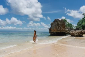 Padang-Padang, uma das praias mais conhecidas de Bali.