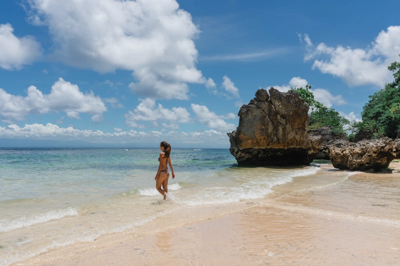 Padang-Padang, uma das praias mais conhecidas de Bali.