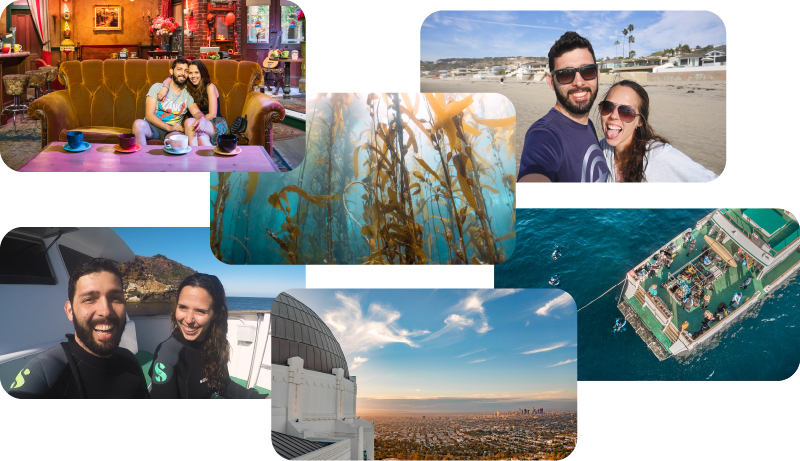 Cenas do episódio sobre a Califórnia. Profundo no Mundo na TV Climatempo Bio.