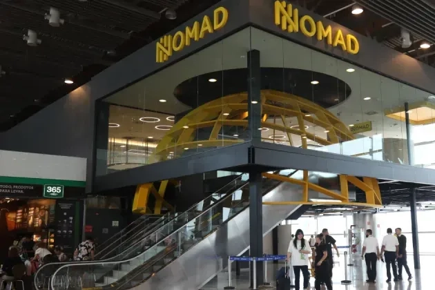 Sala Vip da Nomad no Aeroporto de Guarulhos, em São Paulo