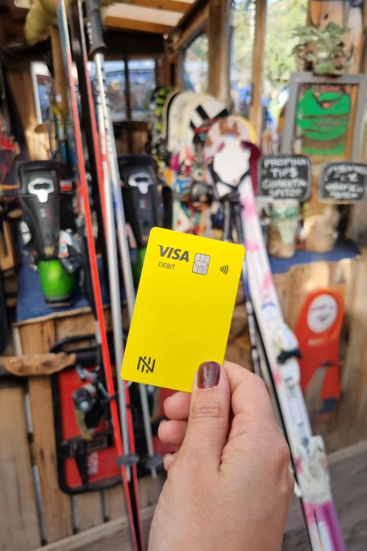 Usamos a Nomad para a maioria dos pagamentos internacionais em Santiago, no Chile