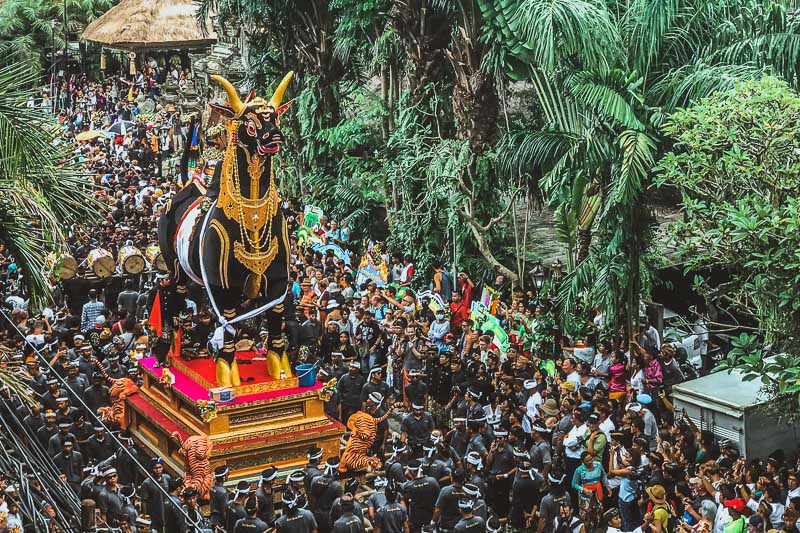 Cerimônia de Cremação Real em Ubud, Bali